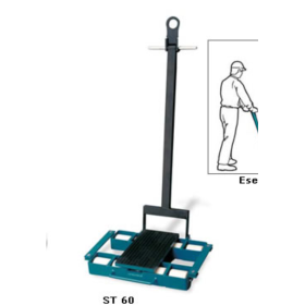 Carrello Rulli ST 60 con Timone e Piastra Girevole Portata 6000kg