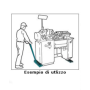 Carrello Rulli ST 60 con Timone e Piastra Girevole Portata 6000kg