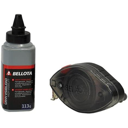 Tracciarighe In Kit Cassa In Materiale Plastico Antiurto Con Manovella A Meccanismo Rapido Di Avvolgimento. Completo Di Filo In