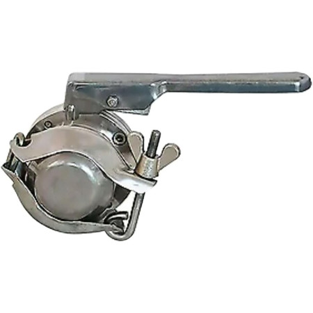 Cordivari Valvola a Farfalla DN40, Acciaio Inox AISI 316, 1" 1/2, per Botti da Vino e Liquidi Alimentari