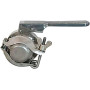 Cordivari Valvola a Farfalla DN40, Acciaio Inox AISI 316, 1" 1/2, per Botti da Vino e Liquidi Alimentari