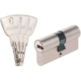 Cilindro 2 ingressi EXEM R9+ nichelato vario