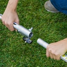 Decespugliatore Alpina ABR 1.0 EJ ha un'asta giuntabile, che può essere divisa per maggiore comfort